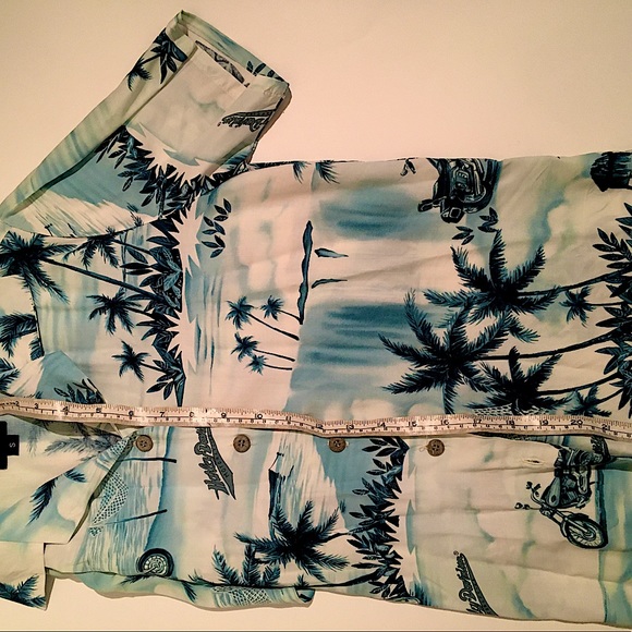 Harley Davidson Tori Richard ,Vintage Hawaiian style short sleeve shirt. - Picture 6 of 7